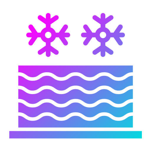 Холодная вода Generic gradient fill иконка