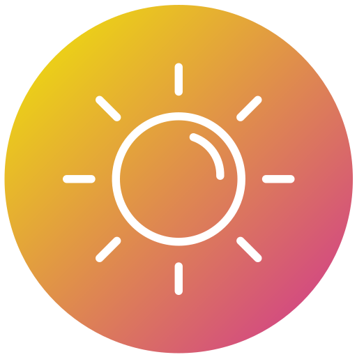 太陽 Generic gradient fill icon