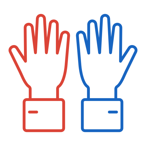 Hands Generic color outline icon
