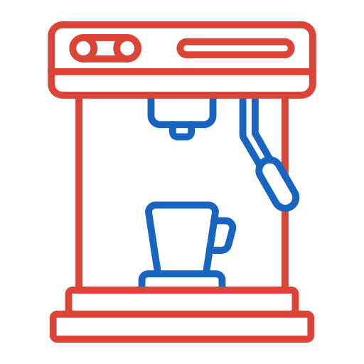 maquina de cafe Generic color outline icono