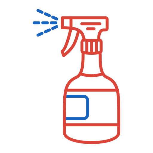 aerosol de limpieza Generic color outline icono