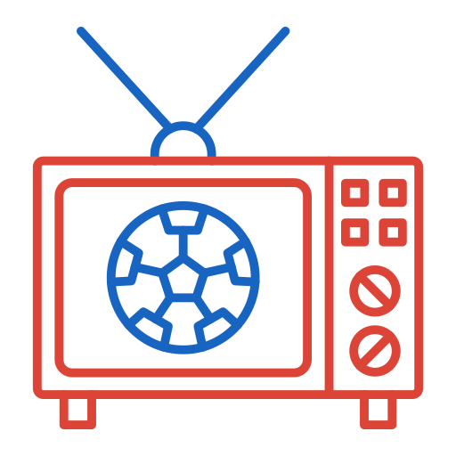telewizja Generic color outline ikona