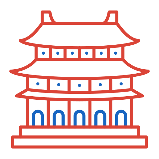 Forbidden city Generic color outline icon