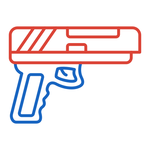 pistolet Generic color outline ikona