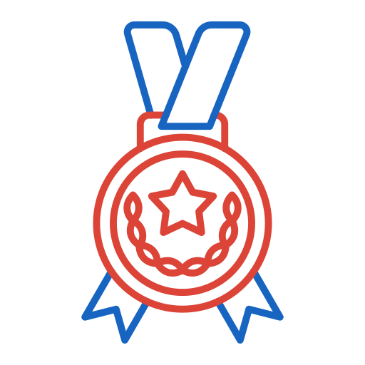 Медаль Generic color outline иконка