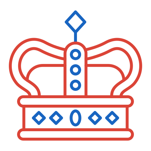 Корона Generic color outline иконка