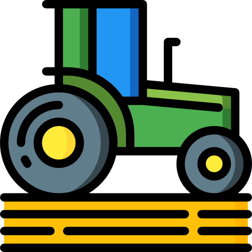 tractor Basic Miscellany Lineal Color icono