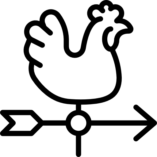 wiatrowskaz Basic Miscellany Lineal ikona