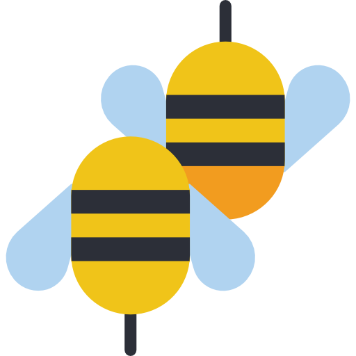 abelhas Basic Miscellany Flat Ícone