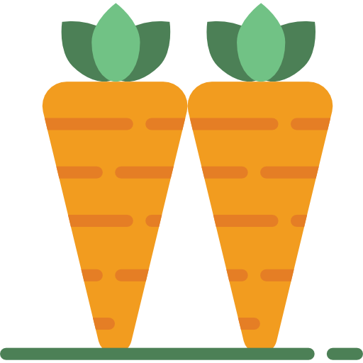 wortels Basic Miscellany Flat icoon