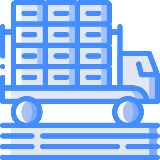 Truck Basic Miscellany Blue icon