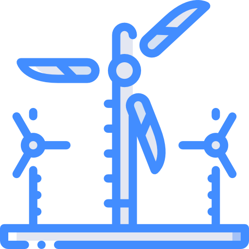 風車 Basic Miscellany Blue icon