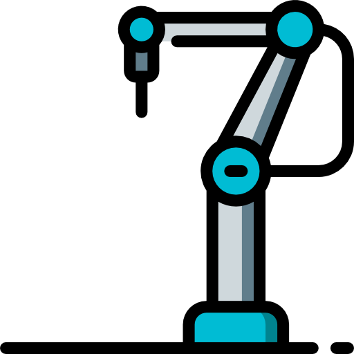 brazo robotico Basic Miscellany Lineal Color icono