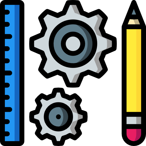 Tools Basic Miscellany Lineal Color icon