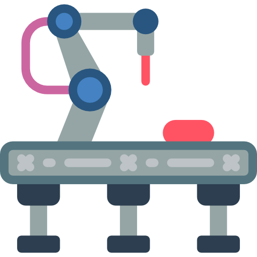 braccio robotico Basic Miscellany Flat icona
