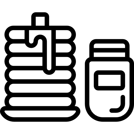 pfannkuchen Basic Miscellany Lineal icon