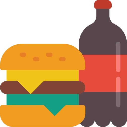 Burger Basic Miscellany Flat icon