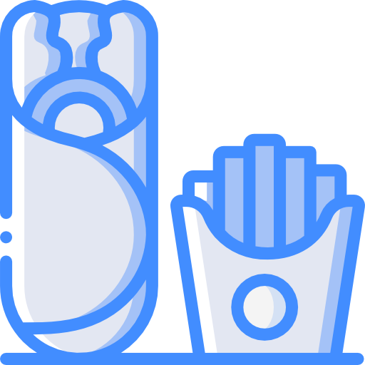 burrito Basic Miscellany Blue Icône