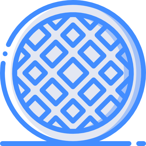 Waffle Basic Miscellany Blue icon
