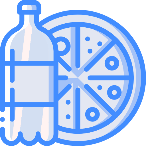 pizza Basic Miscellany Blue icono