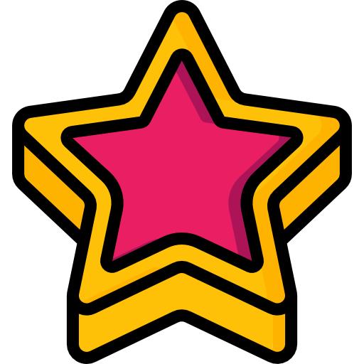 estrella Basic Miscellany Lineal Color icono