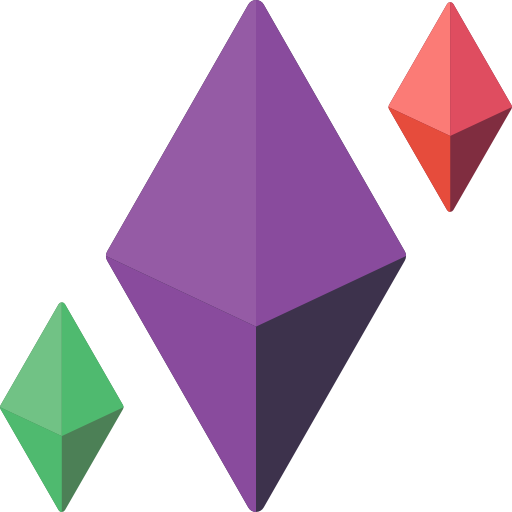 Gems Basic Miscellany Flat icon