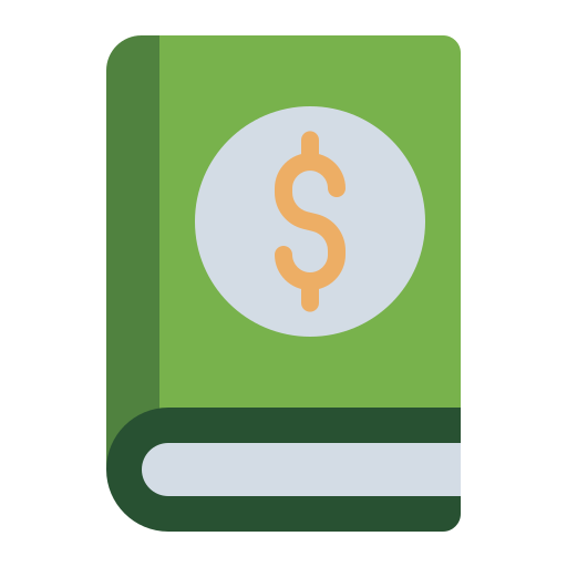 財務簿 Generic color fill icon