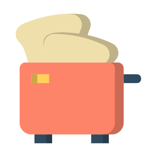 tostadora Generic color fill icono