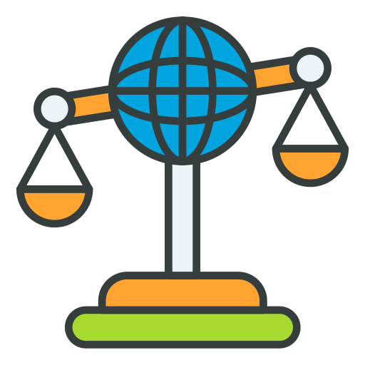 International law Generic color lineal-color icon