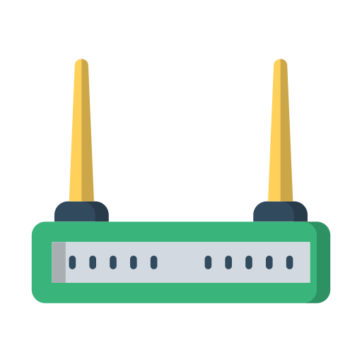 Router device Generic color fill icon