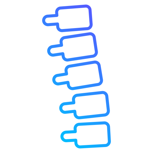 columna vertebral Generic gradient outline icono
