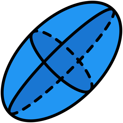 Ellipsoid Generic color lineal-color icon