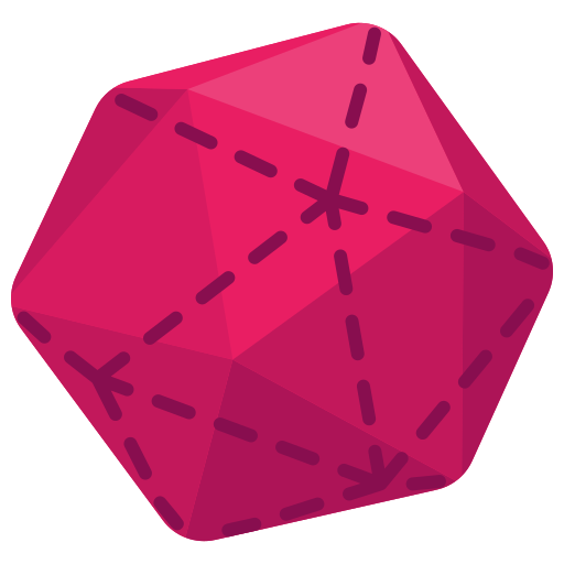 Icosahedron Generic color fill icon