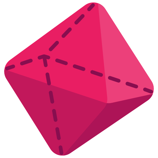octaedro Generic color fill icono