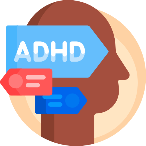 adhd Detailed Flat Circular Flat icon