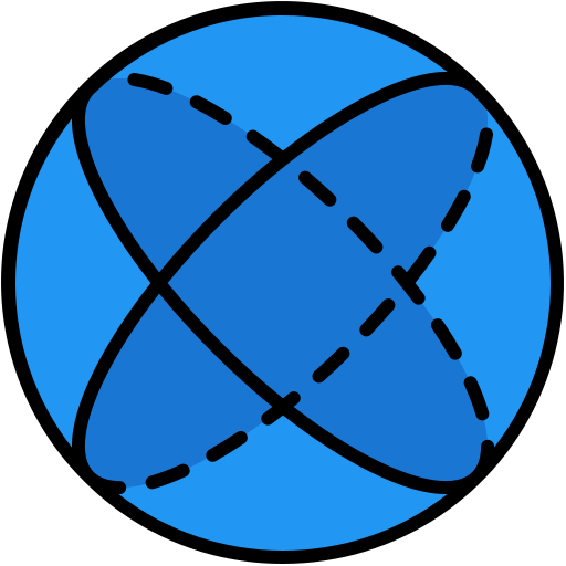 Sphere Generic color lineal-color icon