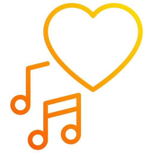 Love song Generic gradient outline icon