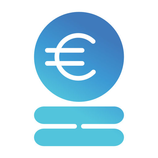 euro Generic gradient fill icono