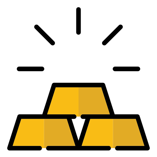 lingotes de oro Generic color lineal-color icono