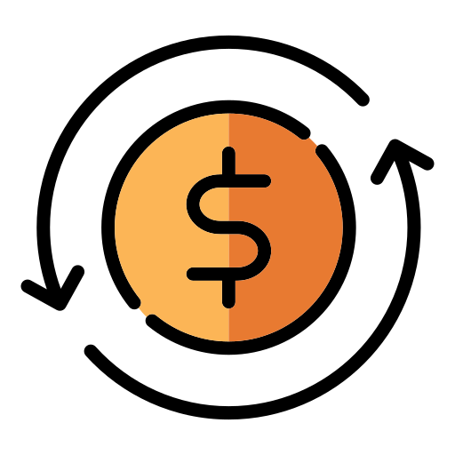 flujo de dinero Generic color lineal-color icono