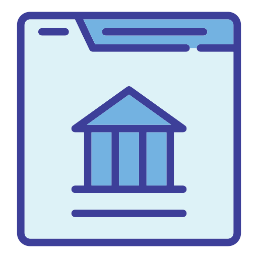 banca en línea Generic color lineal-color icono