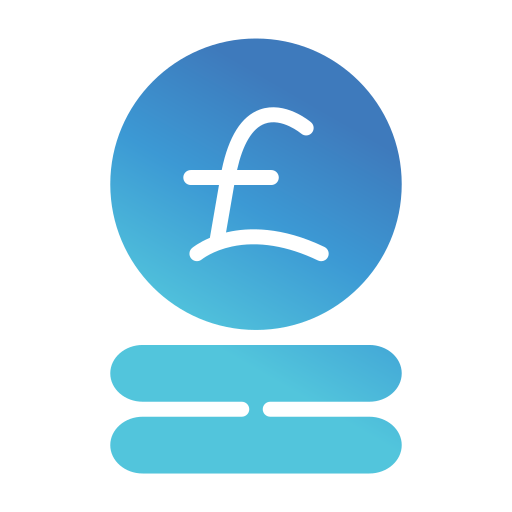 pfund sterling Generic gradient fill icon