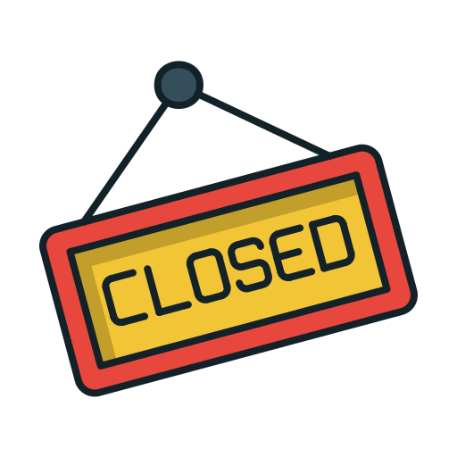 Closed sign Generic color lineal-color icon
