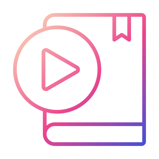 Video lecture Generic gradient outline icon