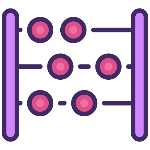 Счеты Generic color lineal-color иконка