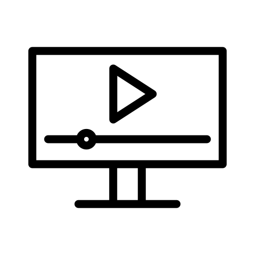 Экран монитора Generic black outline иконка