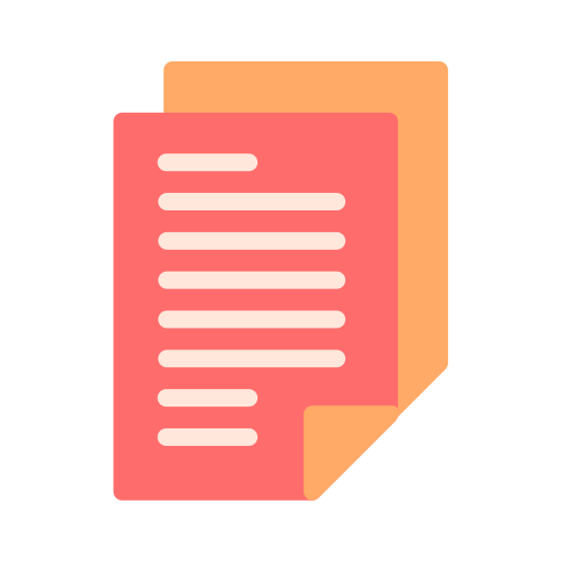 Document Generic color fill icon