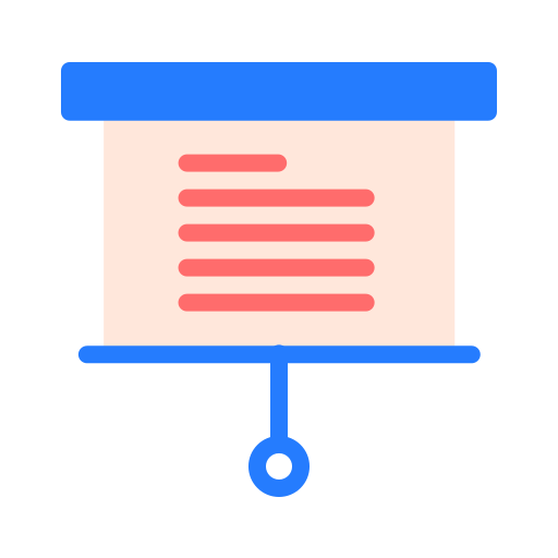 projektionswand Generic color fill icon