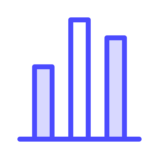 barre del grafico Generic color lineal-color icona