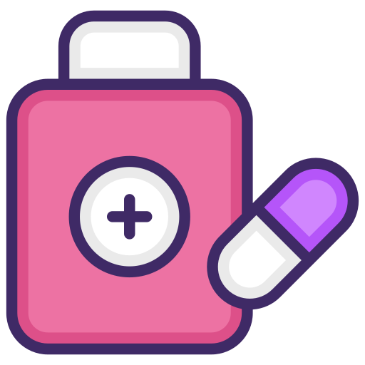 Pill jar Generic color lineal-color icon
